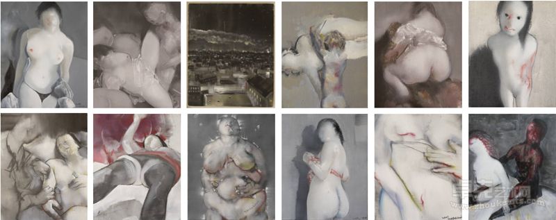 肉 体—组画12幅，1996—2012  50x40cm
