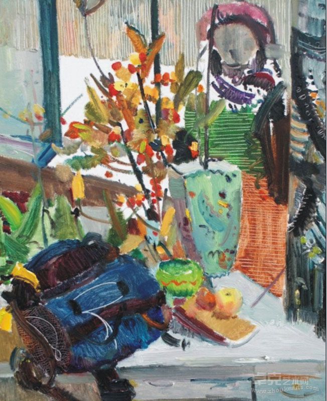 耿德法 带你去旅行 50x60cm 布面油画 2011