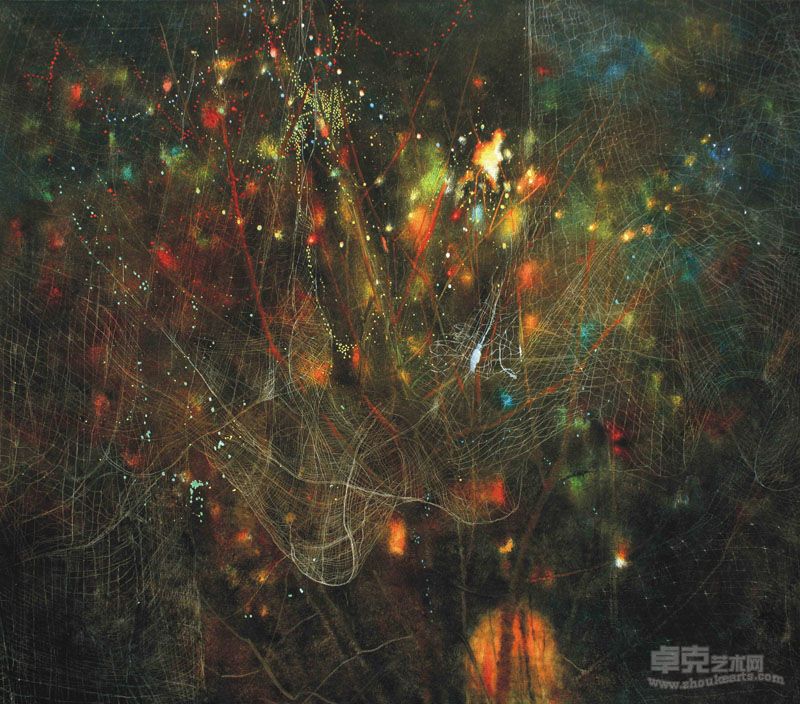 耿德法  隐秘交响 140X155CM  布面油画  2012