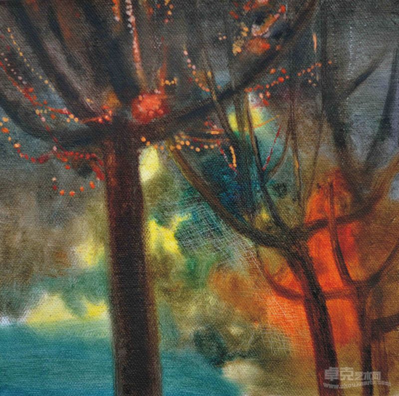 耿德法 小稿系列 1 25X25CM 布面油画 2012年