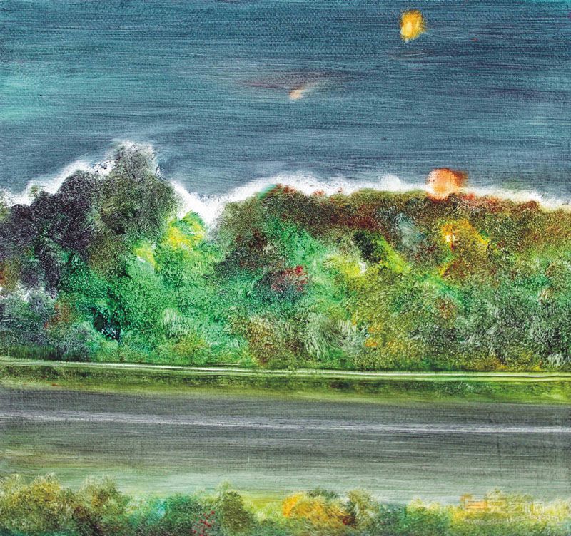 耿德法 小稿系列 3 25X25CM 布面油画 2012年