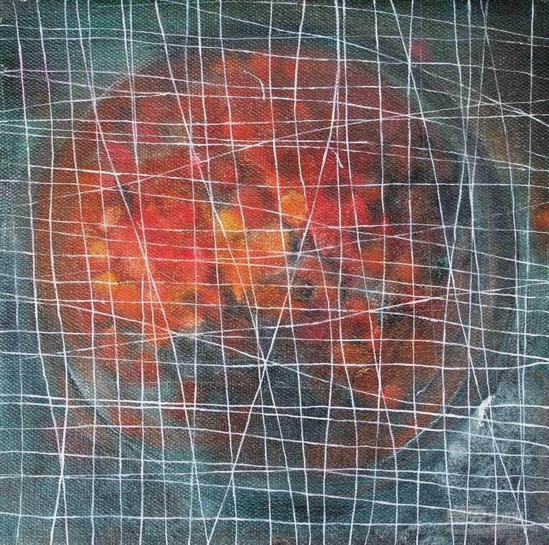 耿德法 小稿系列 4 25X25CM 布面油画 2012年