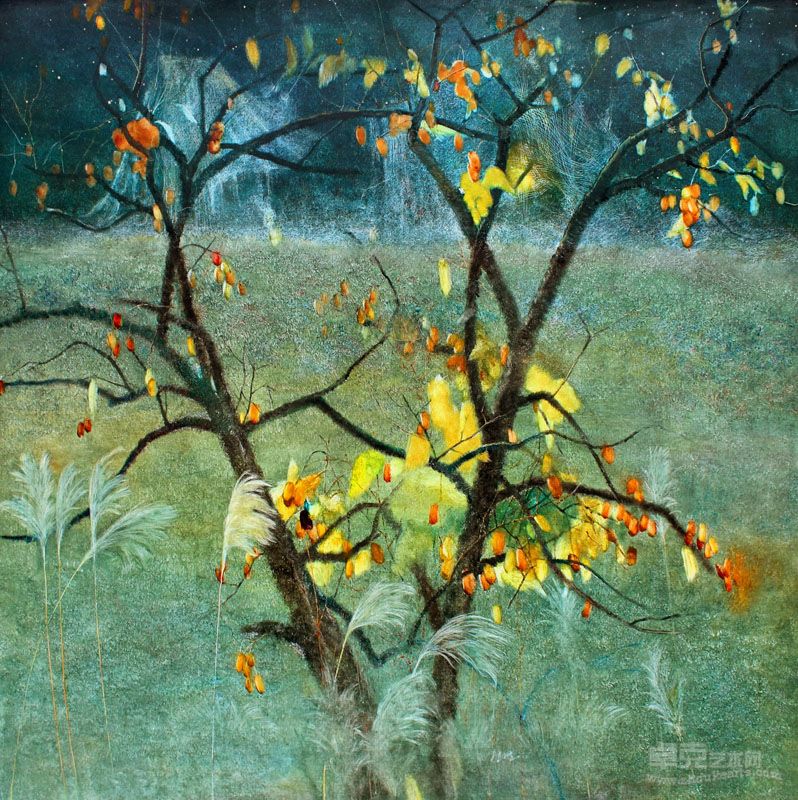 耿德法 帐里帐外 110X110cm