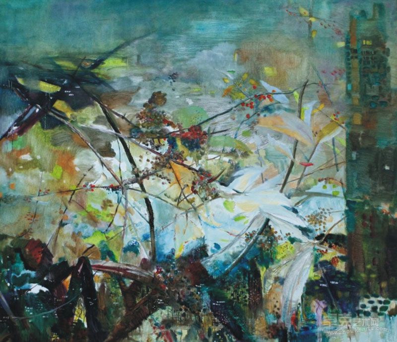 耿德法 烛光为谁点亮 140cmX160cm 布面油画 2010年