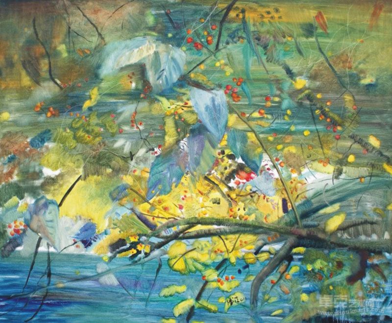 耿德法 第一缕光 100x120cm 布面油画 2011年