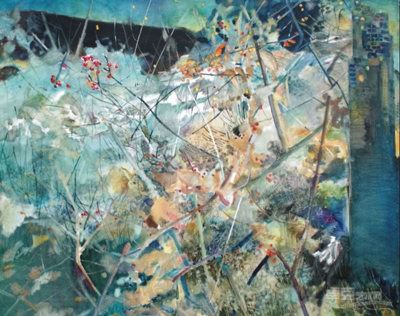 耿德法 等待天空破晓 120x150cm 布面油画 2010年