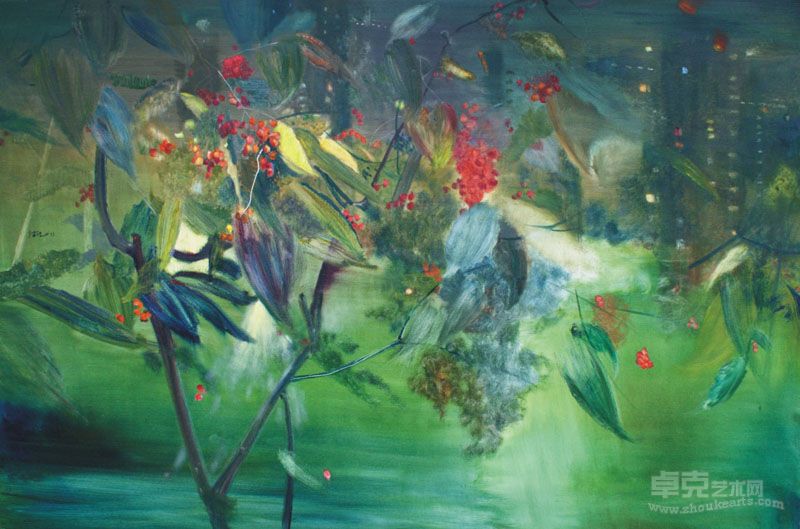 耿德法 你我皆不眠100cmX150cm 布面油画 2011年