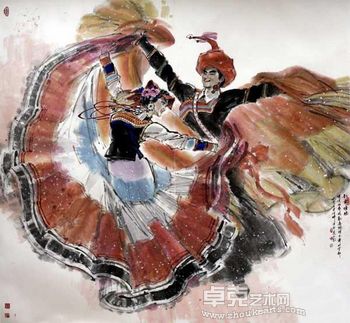 “墨舞中华”陈玉先从艺50年水墨舞蹈画展