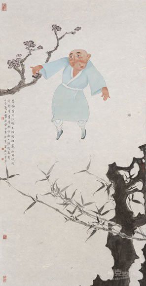 恼人春色 还上枝头 魏广君、王艺 139×68.6cm
