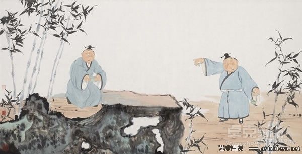 醉桃源 魏广君、王艺 71.3×139.7cm