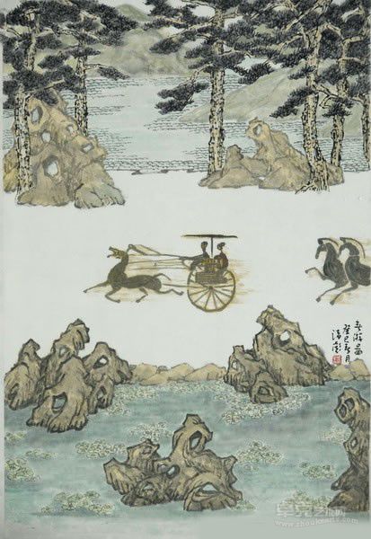 《春游》 诸彪