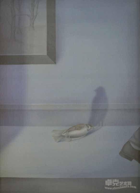 他的梦想+++105x75cm++绢本++2013++马灵丽