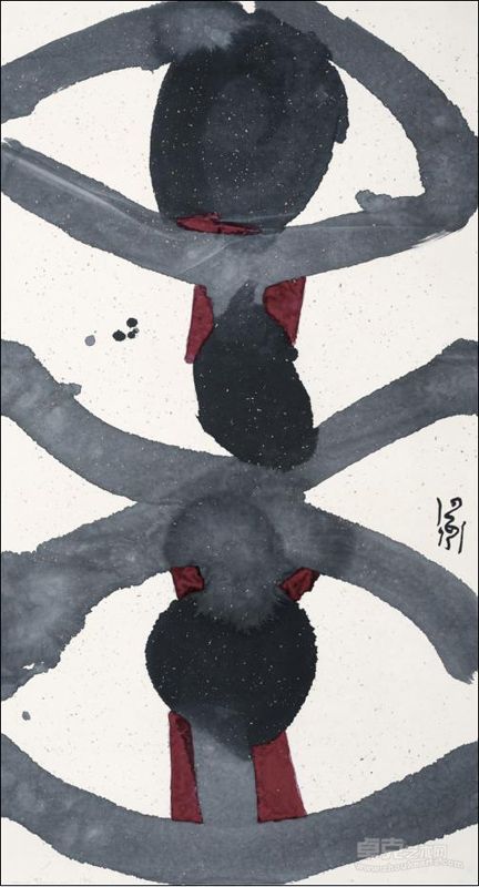 洛奇 诗歌 07-42 设色纸本 92cm×171cm 2007