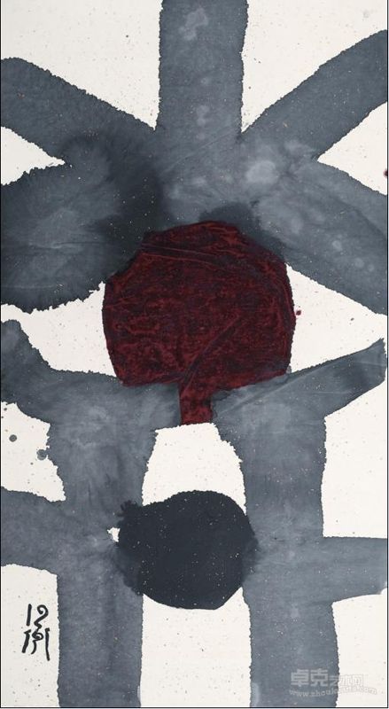 洛奇 诗歌 07-43 设色纸本 92cm×171cm 2007