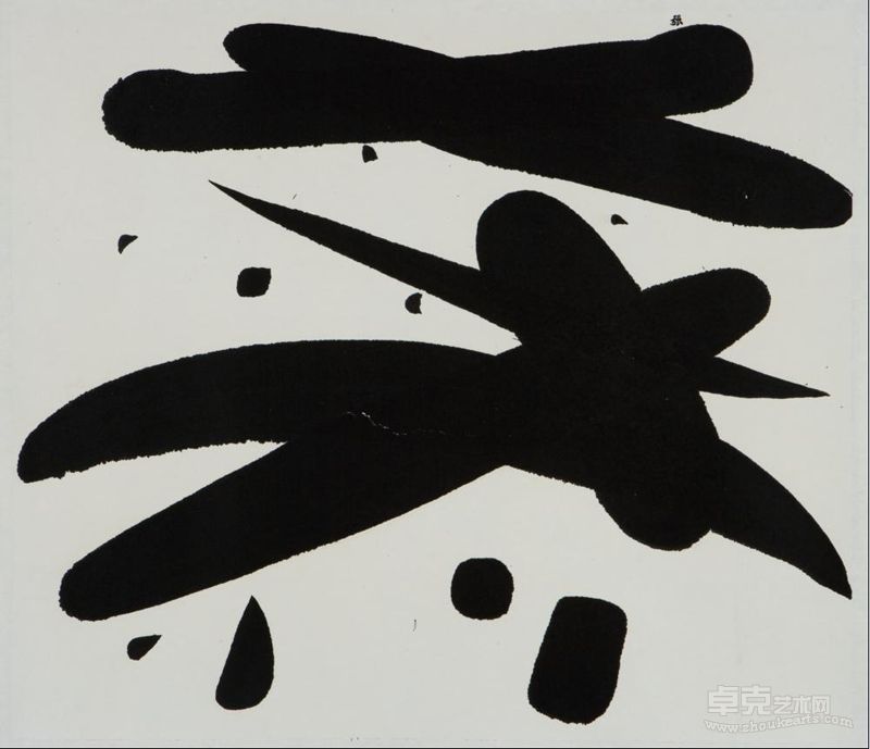 张浩  意大利的旅行1  水墨纸本  83cm×97cm  2010
