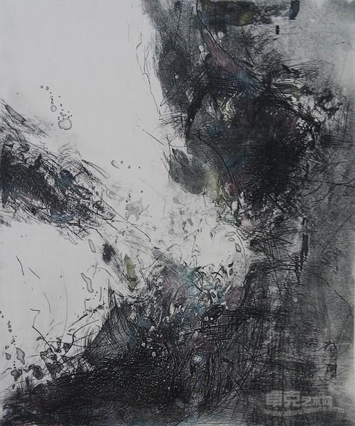 《浮雲·一》 60x75cm 2012年