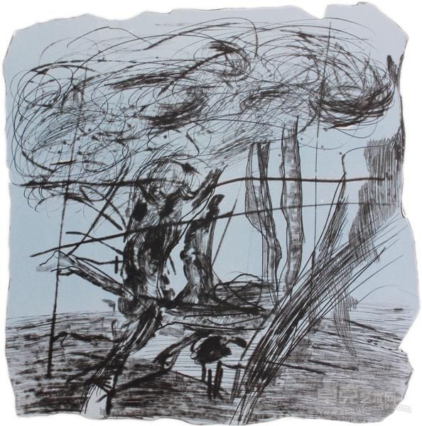 《景二·树》 30x30cm 2013年