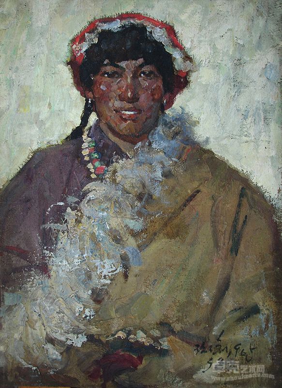 仁真多吉（50cmx74cm）油画