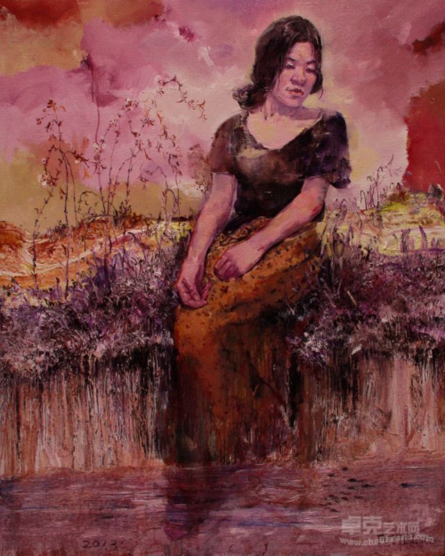 《成长日记》120CMX150CM 布面油画