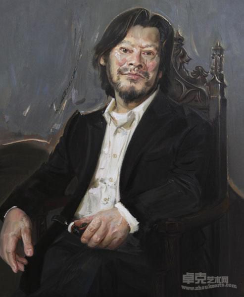 诗性的肖像 忻东旺 100x80cm 2013年作