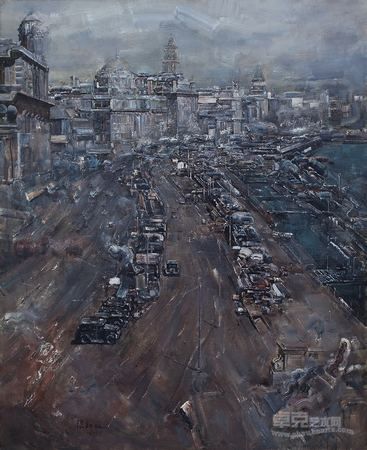 十里洋场 张新权 130x160cm 2003