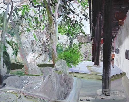 春至个园 张新权 80x100cm