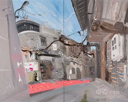 古街武夫 张新权 100x130cm 2012