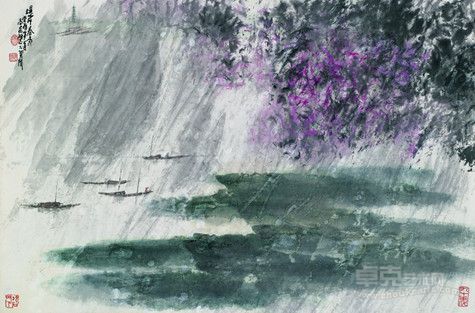 堤岸春雨