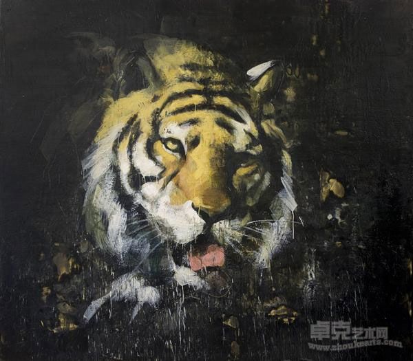 虎 213x244cm 2008