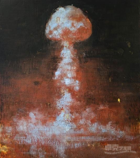 蘑菇云 244x213cm 2006
