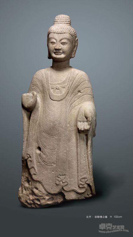 弥勒佛立像H：102cm 北齐