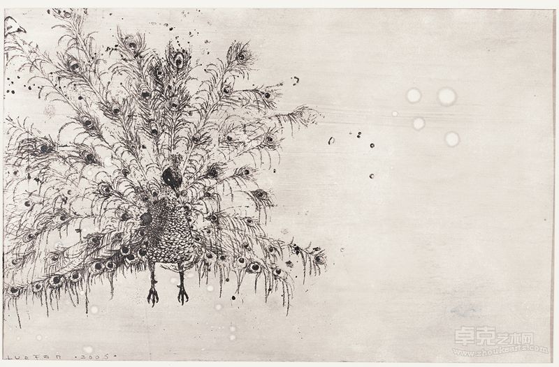 罗凡 动物系列之二 38cm×60cm 铜版 2006