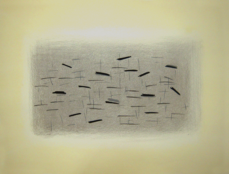 石瑞《漂》60cm×80cm 丝网版 2011年