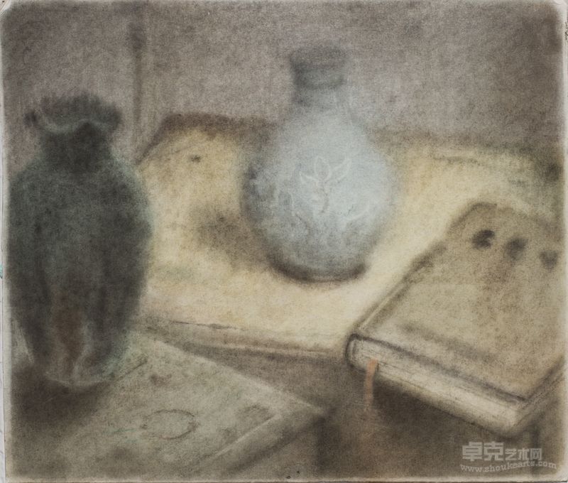 夏禹 瓶子和书