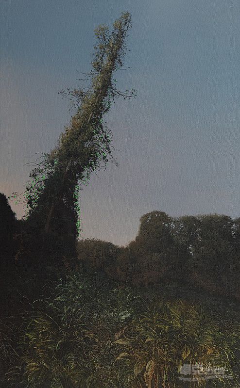 《绿色》80X50cm   2012年