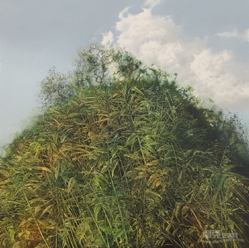《风景》80X80cm  2012年