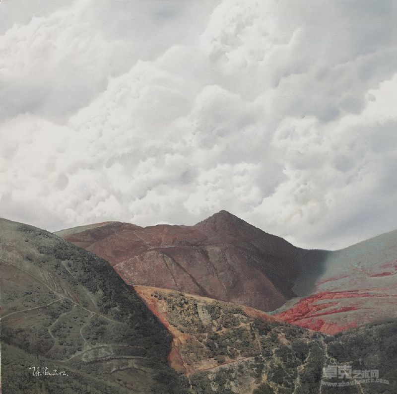 《风景》80X80cm  2012年