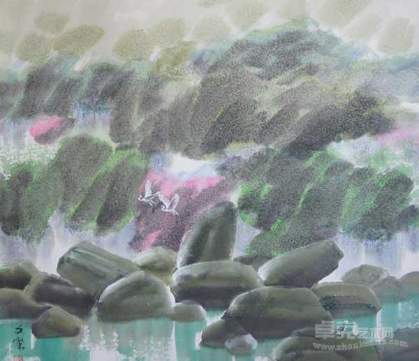 春风又绿邱山湖