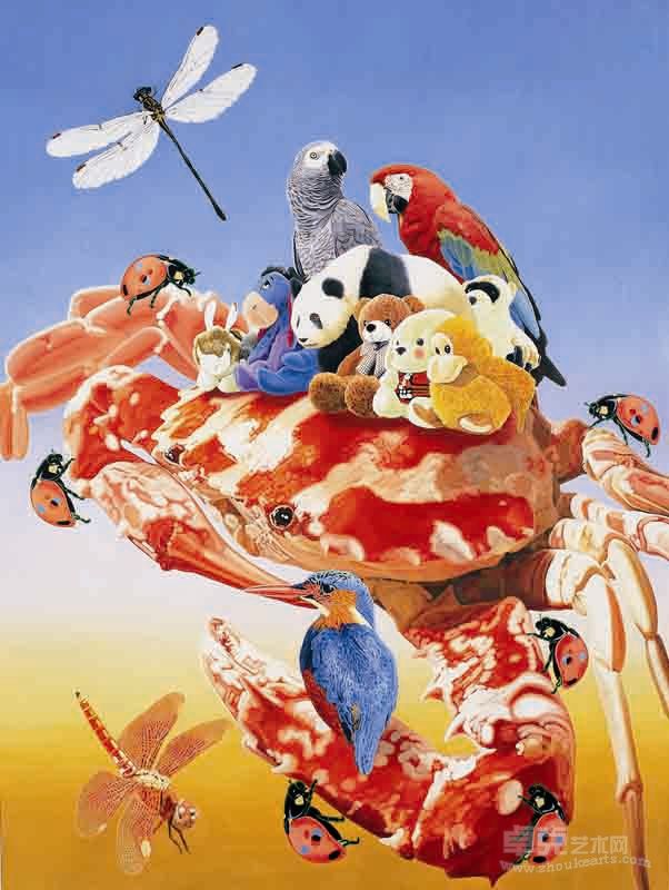 梦游者NO7 180x250cm 2012年 布面油画 周才敏