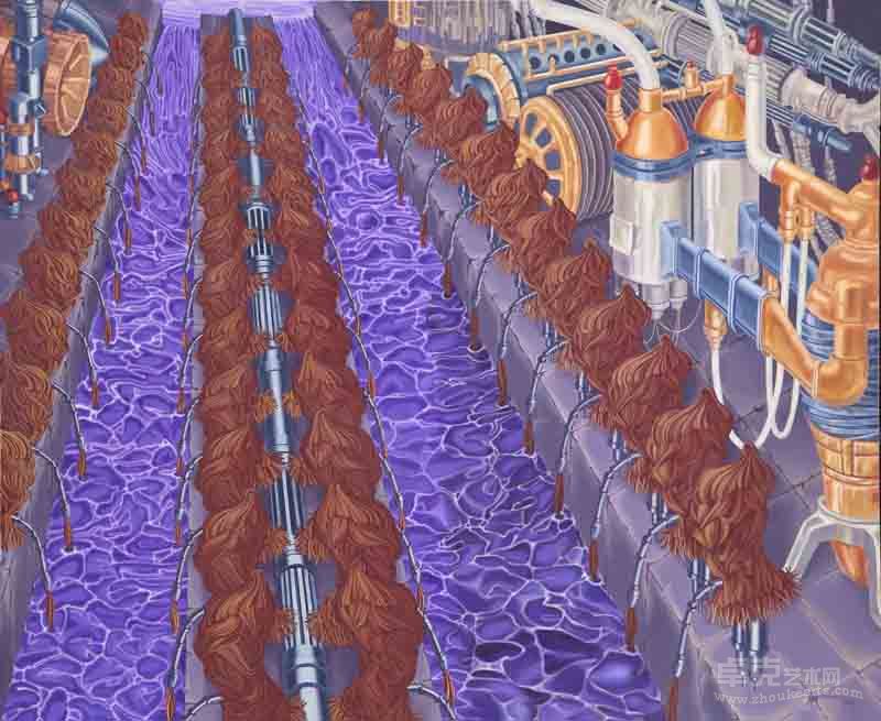 游乐园：规则(Amusement park：rules)油画 145x175cm 2011年    刘柳君