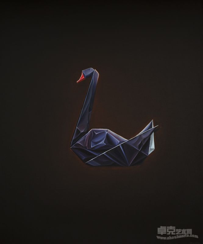 黑天鹅 Black swan 布面油画 Oil on canvas 60cmx50cm 2011