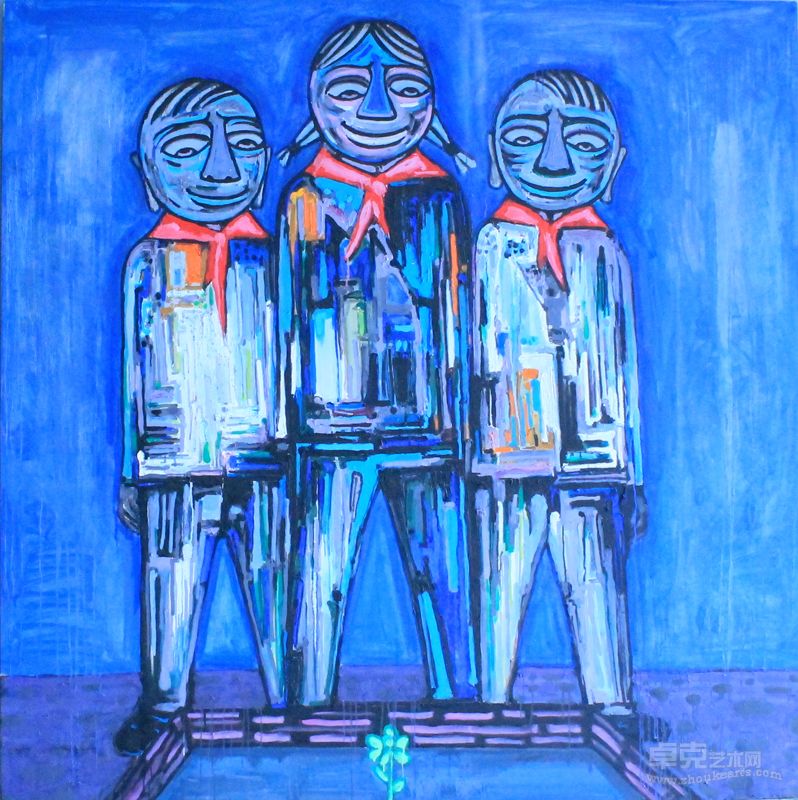 2011年150×150cm赏画的季节（二）