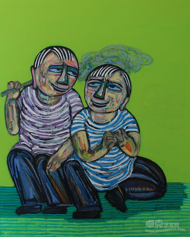2012年120×150cm和和二仙