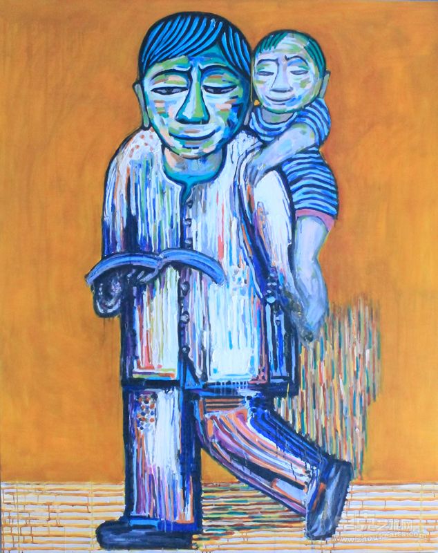 2012年120×150cm锦绣前程