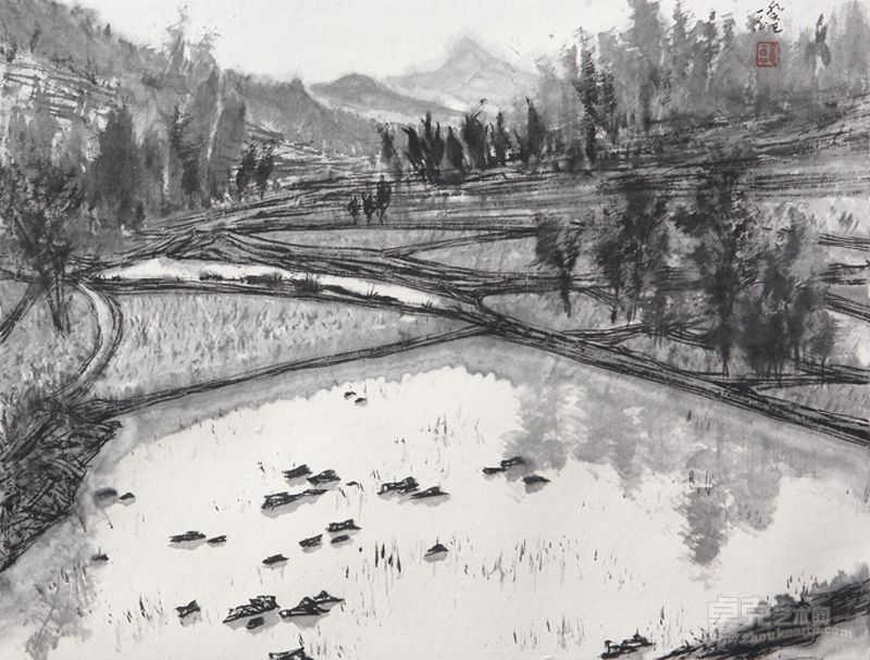 禾 2013 年 33X45cm