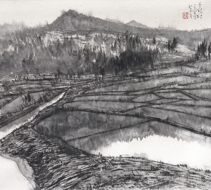合龙村 2013年 45X48cm