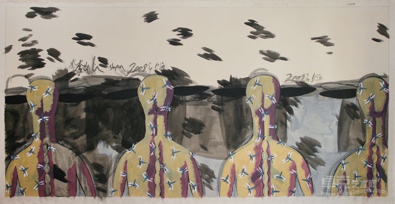 李山作品3 布面丙烯