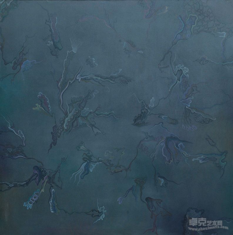 孙良作品1.缄默 布面油画
