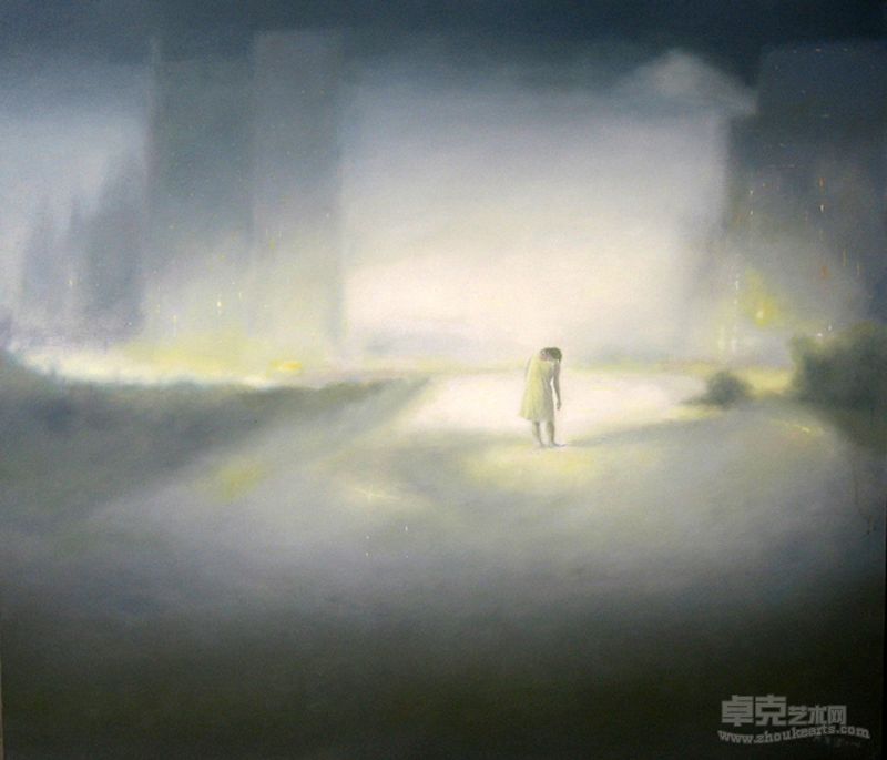 《大城系列16》 尺寸：`150X130cm  年代：2007