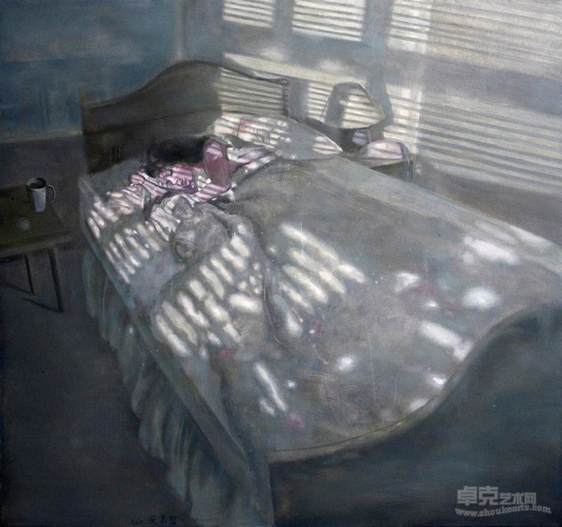 《大城系列84》150x150cm2010年 布面油画